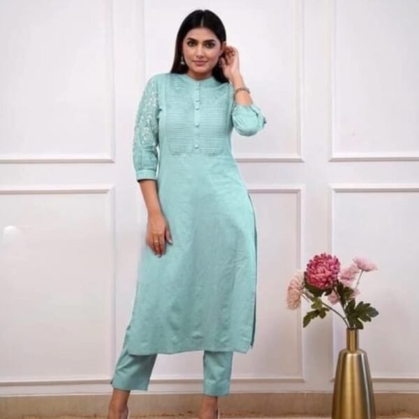 Classic Kurta Set with Subtle Detailing